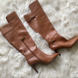 Ralph Lauren Heeled Leather Equestrian Boot